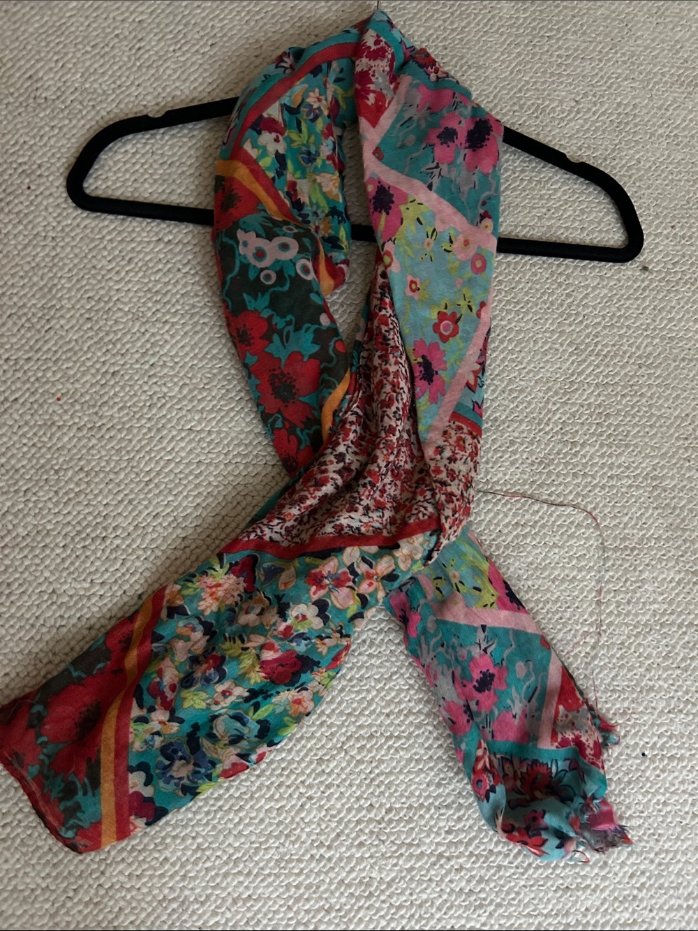 Floral Multicolor Women's Lightweight Scarf